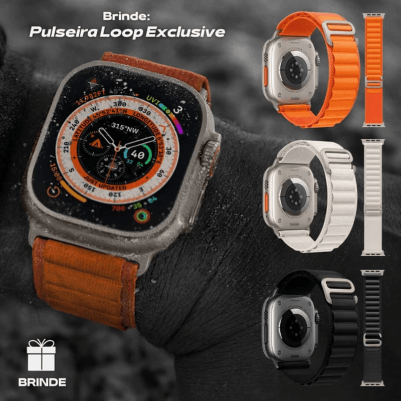 Smartwatch Serie 8 Ultra + Pulseira Extra - Lojas Best Way