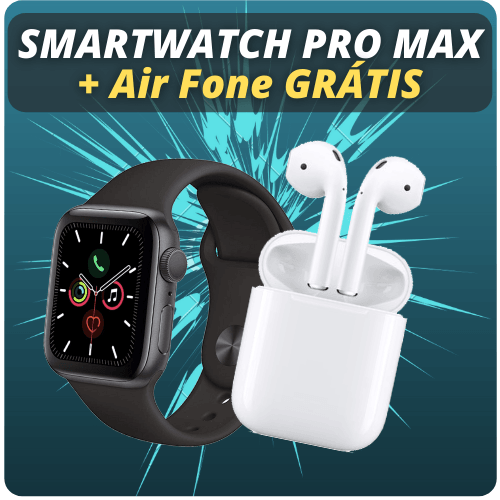 Smart Watch Modelo 2021 + AirFone® [Grátis] - Lojas Best Way