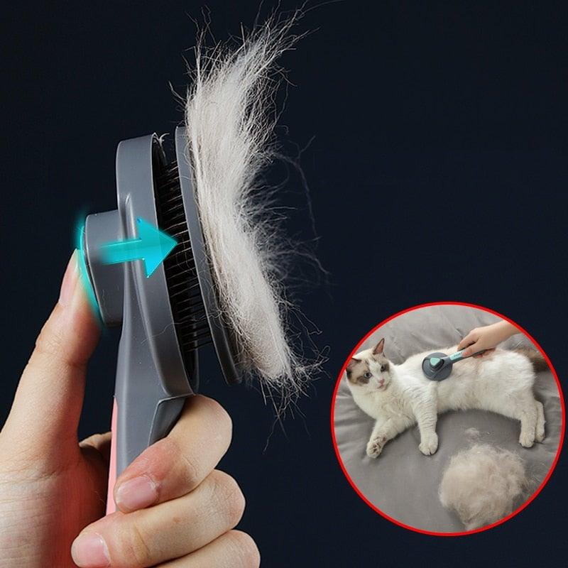 Escova CleanPet Massageador e Removedor de Pelos - Lojas Best Way